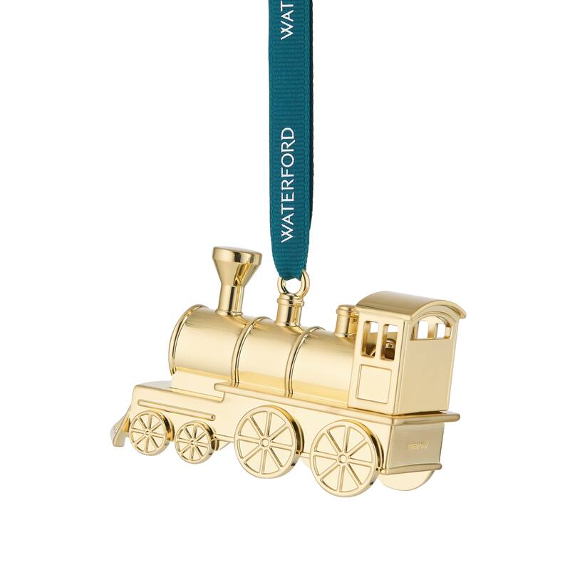 Waterford Steam Train Golden Ornament