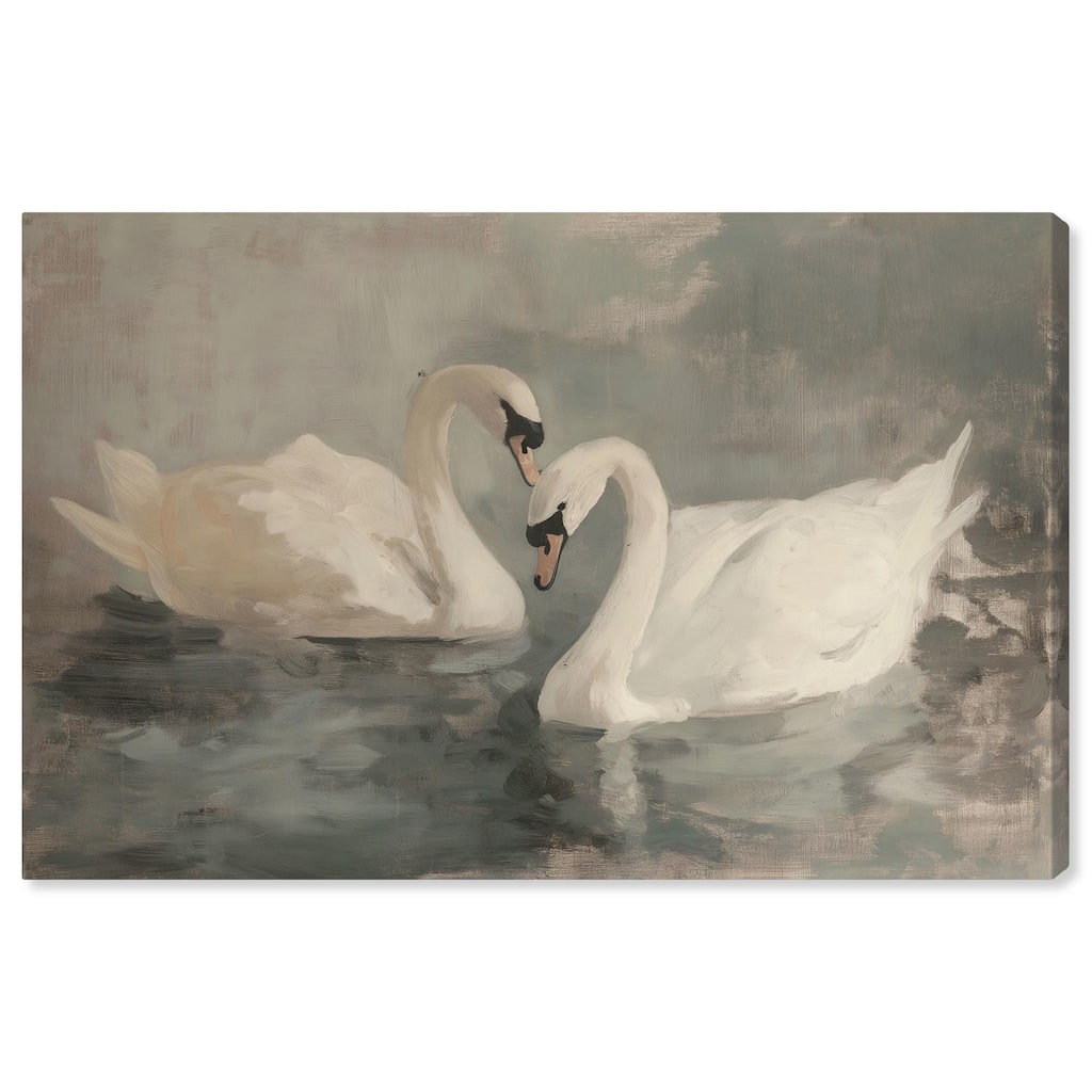 Ivory Idyllic Canvas by Art Remedy, Gallery Wrapped