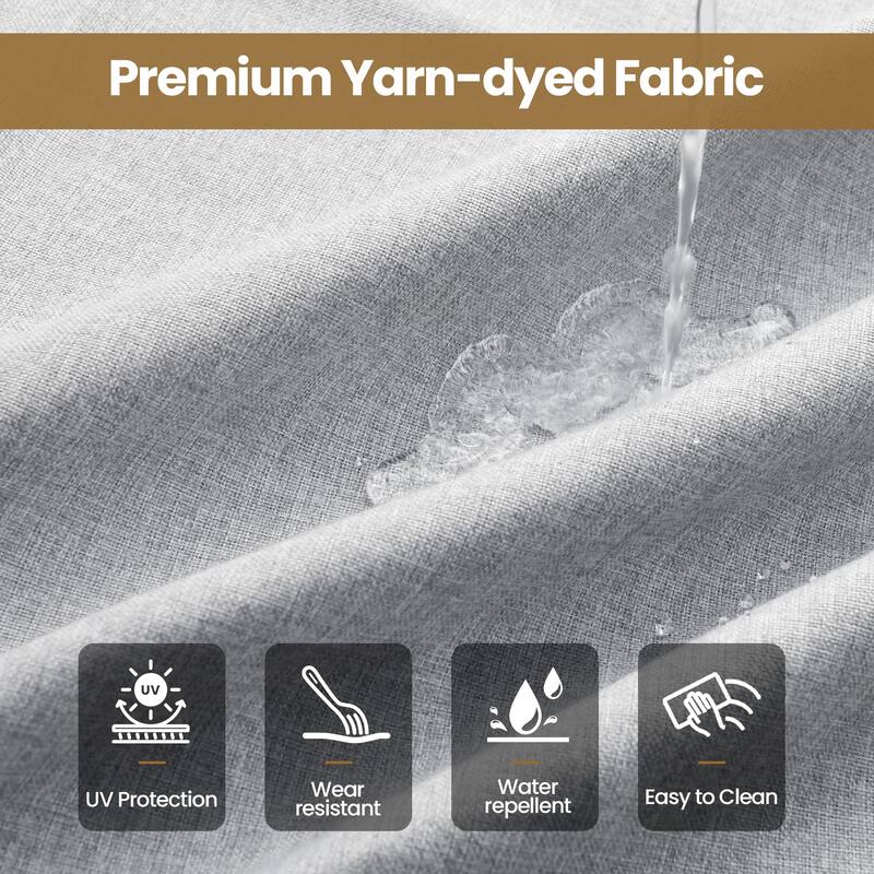 XIZZI Outdoor Wicker Patio Furniture Conversation Set