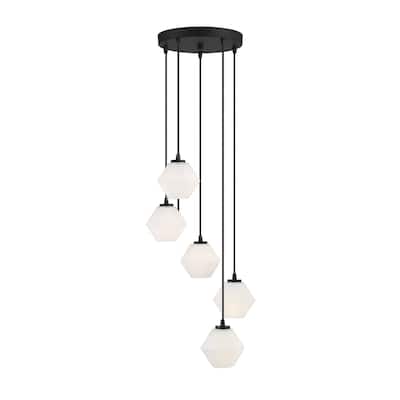 Meridian M10094 5 Light 16" Wide Multi Light Pendant