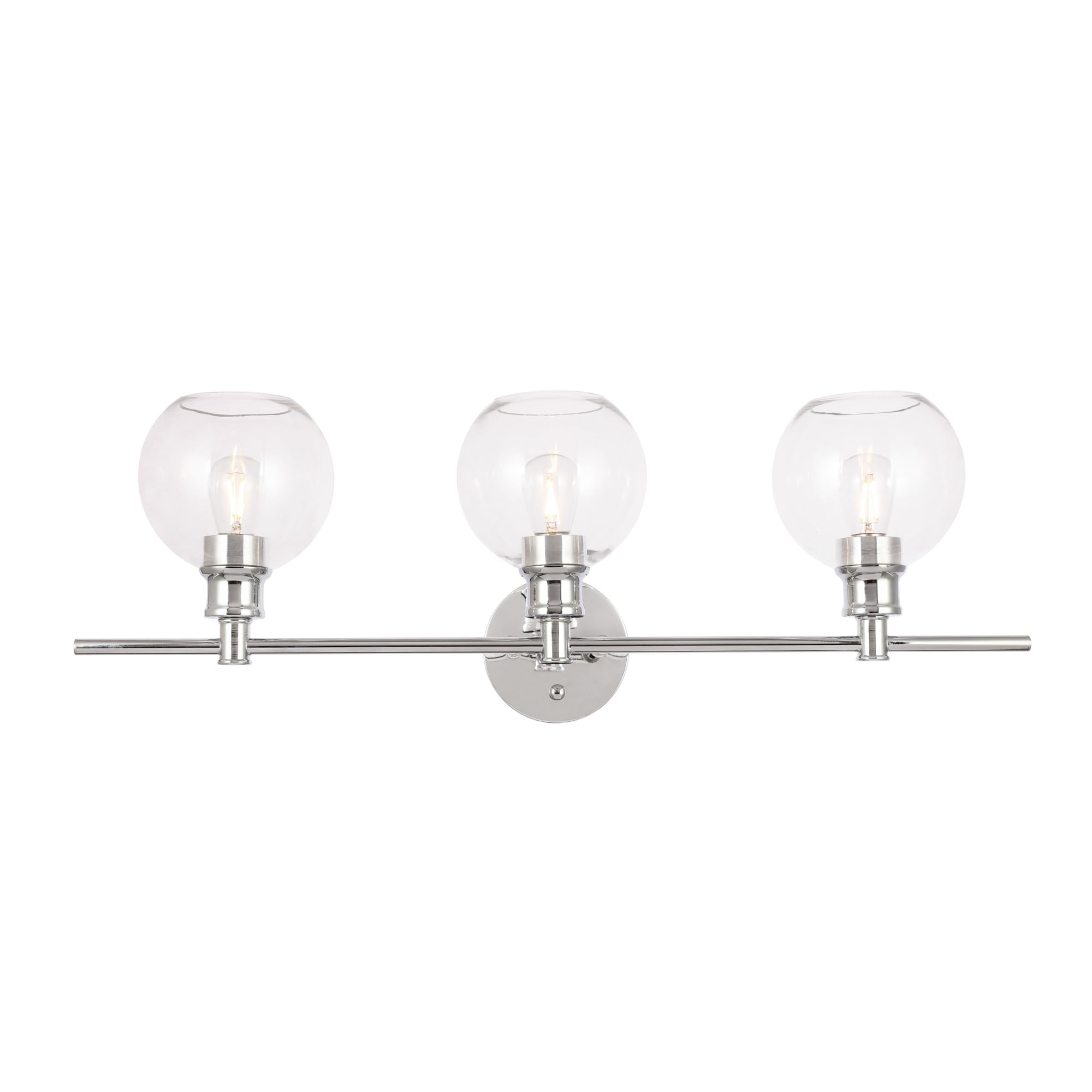 Elegant Lighting Collier 3 Light 28" Wide Bathroom Vanity Light with