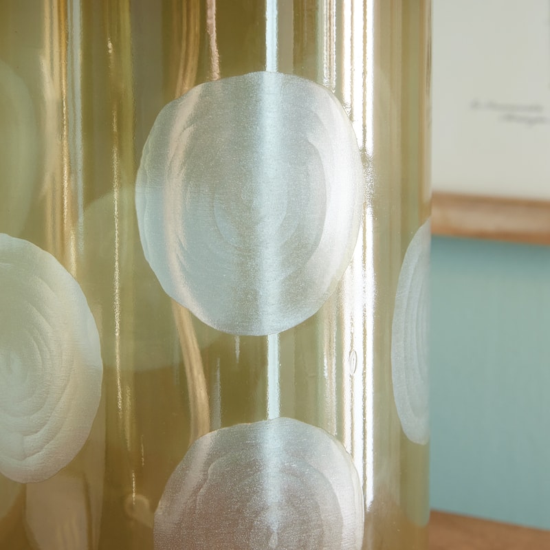 Norman Lamp - Taupe/Clear