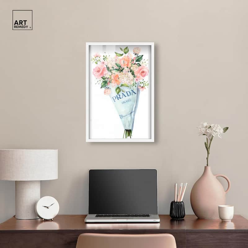 A World of Flowers Shadowbox by Art Remedy