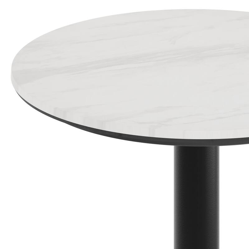 Commercial HPL Tabletop with Bar Height Crisscross Base
