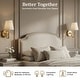 preview thumbnail 3 of 20, Bell + Howell Wall Light 2 Pack Smooth Fabric Rechargeable LED Wall Sconces Cordless Dimmable Touch Control