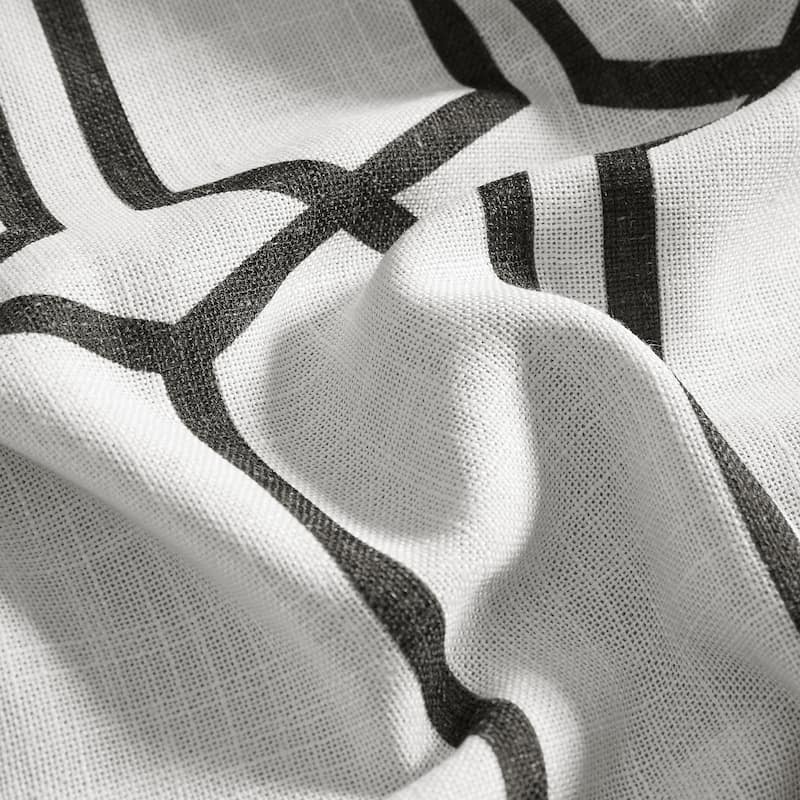 Kaiden Geometric Room Darkening Window Curtain