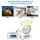 Thumbnail 7, (Qty 2) Technical Pro Portable Rechargeable Camping and Desk Fan w/ Solar Panel Charging, LED Work Light & Multi-Speed Controls. Changes active main hero.