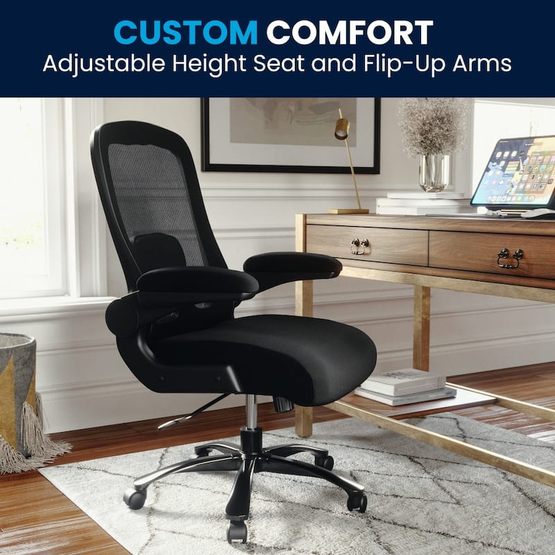 Big & Tall 500 lb. Mesh Executive Swivel Ergonomic Office Chair