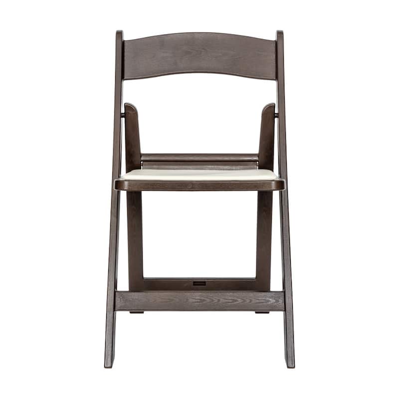 Set of 2 Folding Chairs with Padded Seats - 18"D x 17.25"W x 30.75"H
