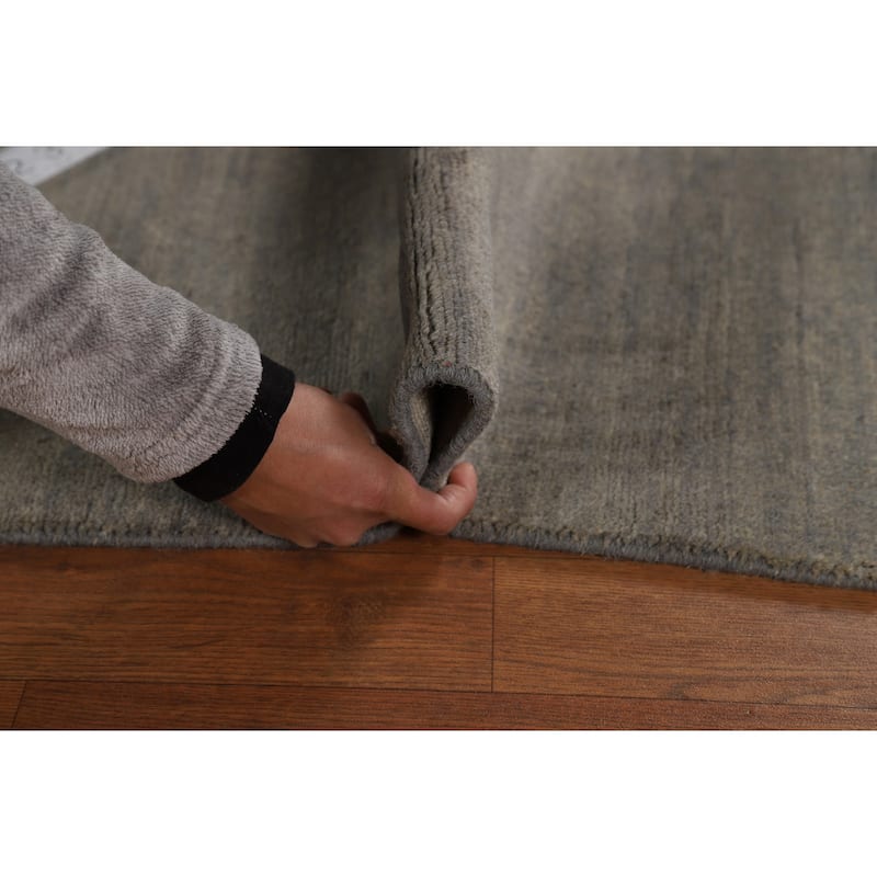 Modern Gabbeh Oriental Area Rug Handmade Wool Carpet - 5'4" x 7'8"