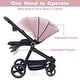 preview thumbnail 11 of 26, Foldable Baby Stroller,High Landscape Stroller for Toddlers, Convertible Infant Pram - N/A
