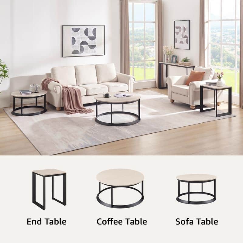 Rosary Blenn Round Coffee Table