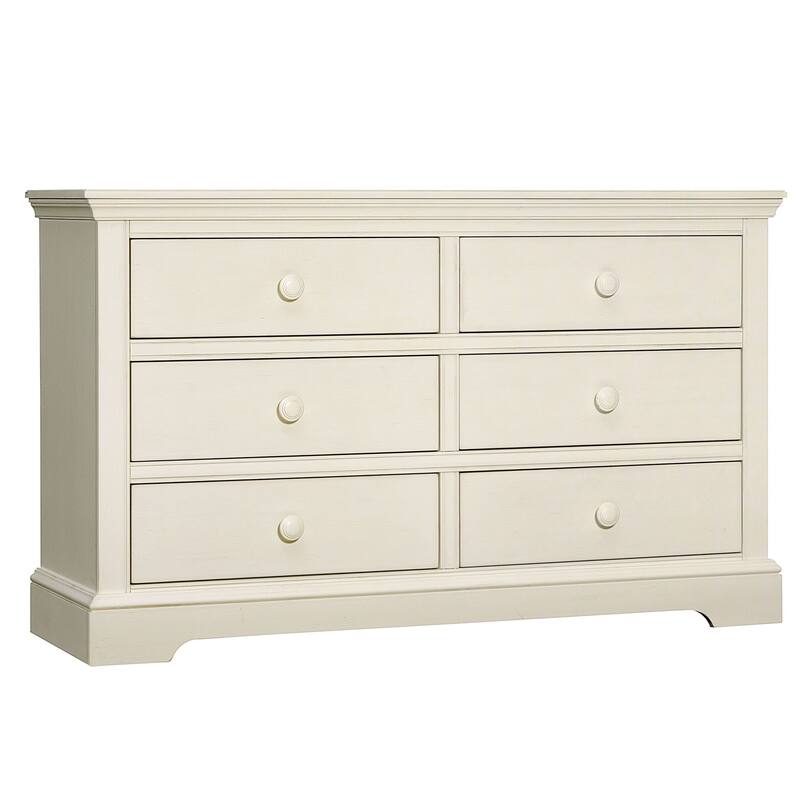 Hanley 6-Drawer Dresser, Chalk