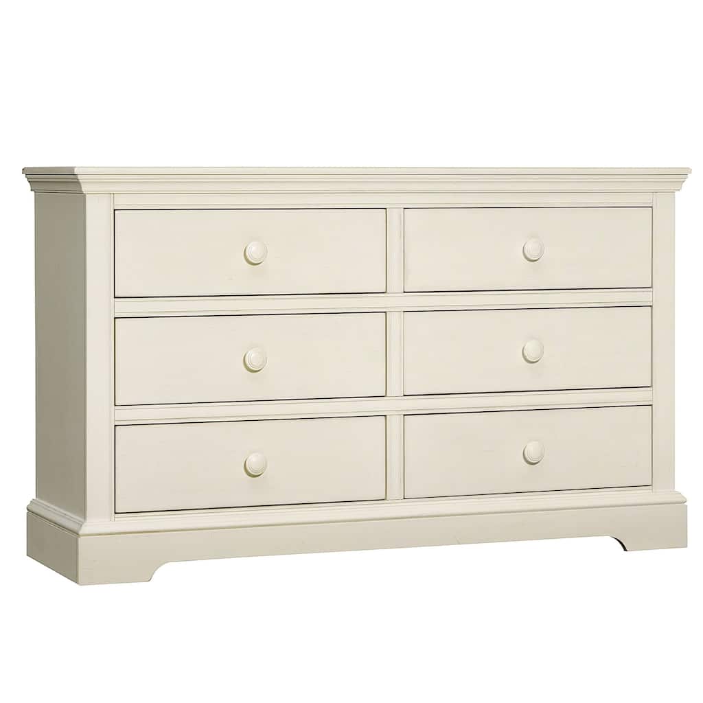 Hanley 6-Drawer Dresser, Chalk