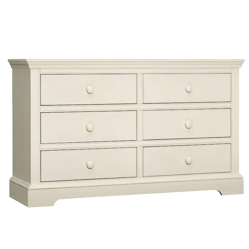 Hanley 6-Drawer Dresser - Chalk