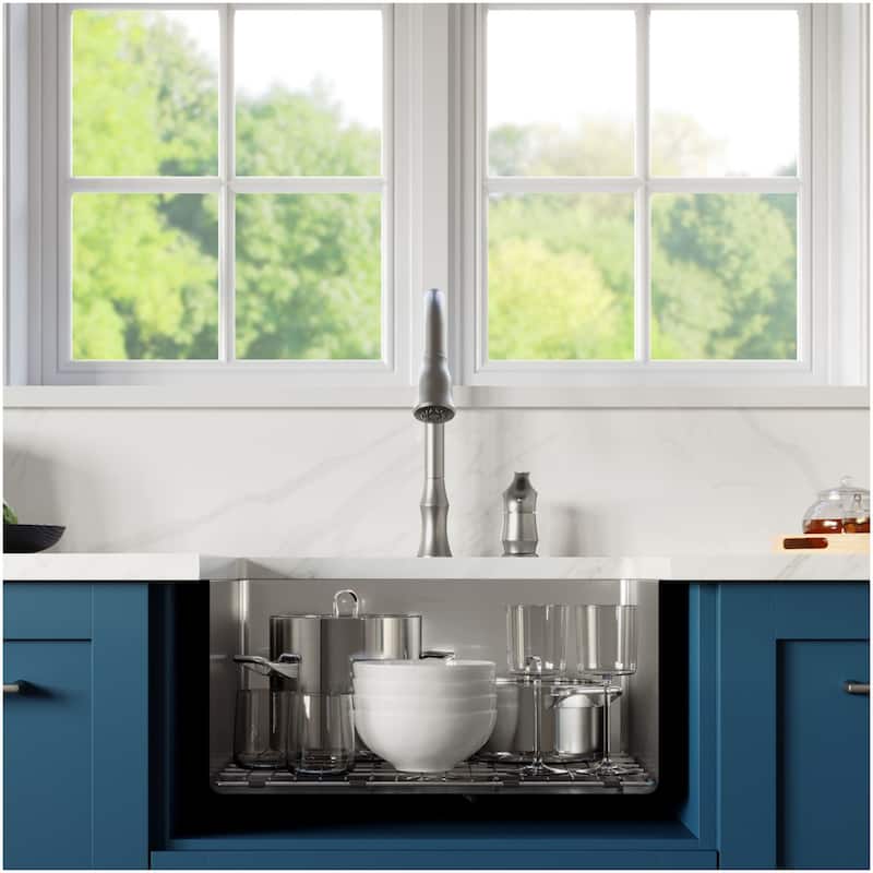 Karran USA EL-73-PK1 Elite 23" Undermount Single Basin Stainless Steel - Stainless Steel