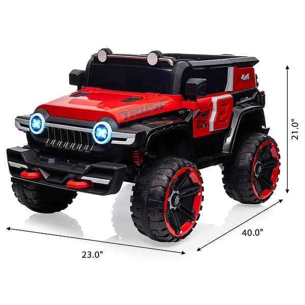 Battery Powered Kids Electric Car With Remote 4X4 Heavy Duty 12V