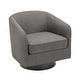 preview thumbnail 96 of 122, UIXE 360° Swivel Barrel Accent Chair Armchair For Living Room