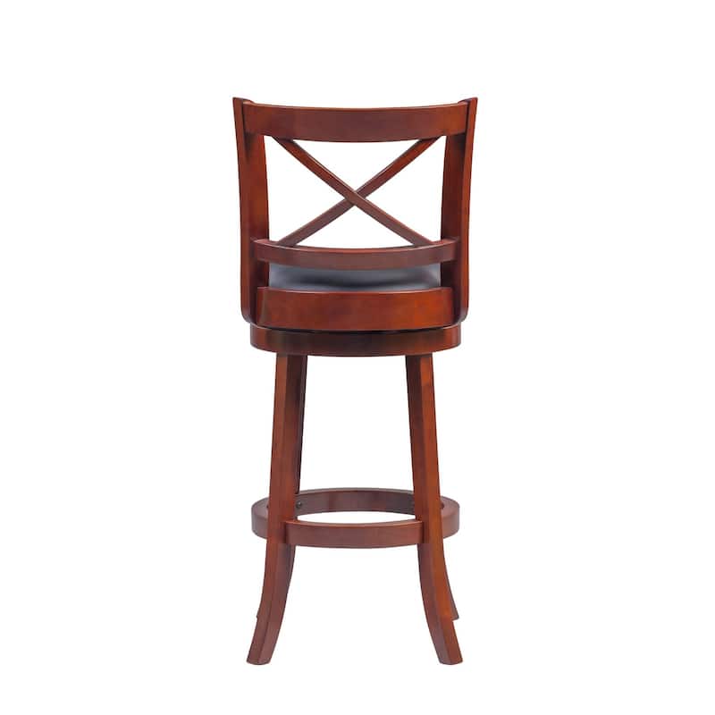 Georgia 29-Inch Swivel Bar Stool - Cappuccino