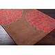 preview thumbnail 4 of 8, Hand-tufted Contemporary Brown/ Glacier New Zealand Wool Abstract Area Rug