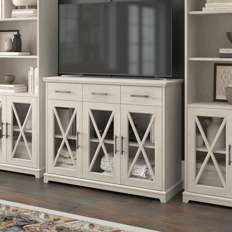 Lennox 46W Sideboard Buffet Cabinet with Drawers by Bush Furniture
