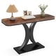 preview thumbnail 16 of 15, 40 Inches Narrow Industrial Console Sofa Table for Entryway