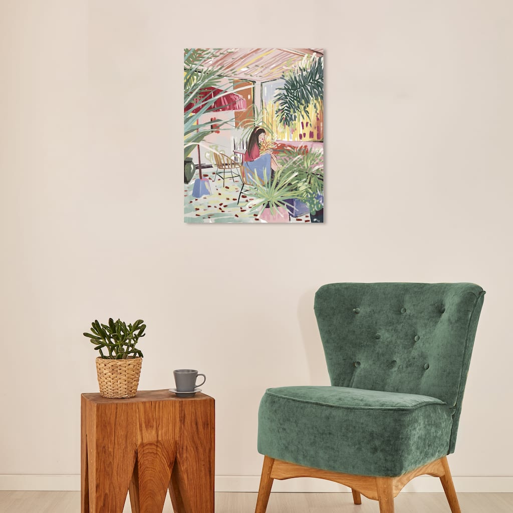 Wynwood Studio Fashion and Glam Grateful Everyday Green and Modern & Contemporary Wall Art Canvas Print