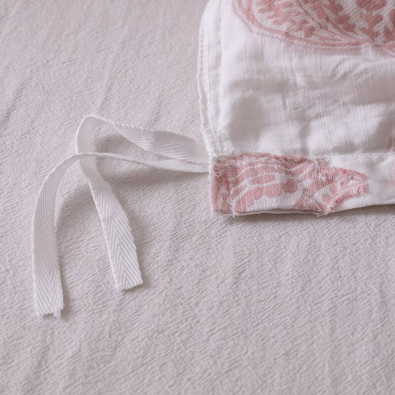 Premium Cotton Jacquard Duvet Cover Set, Elegant Floral Texture, Soft & Durable 3-Piece Bedding