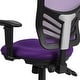 preview thumbnail 161 of 164, Nicholas Mid-Back Blue Mesh Multifunction Executive Swivel Ergonomic Office Chair with Adjustable Arms