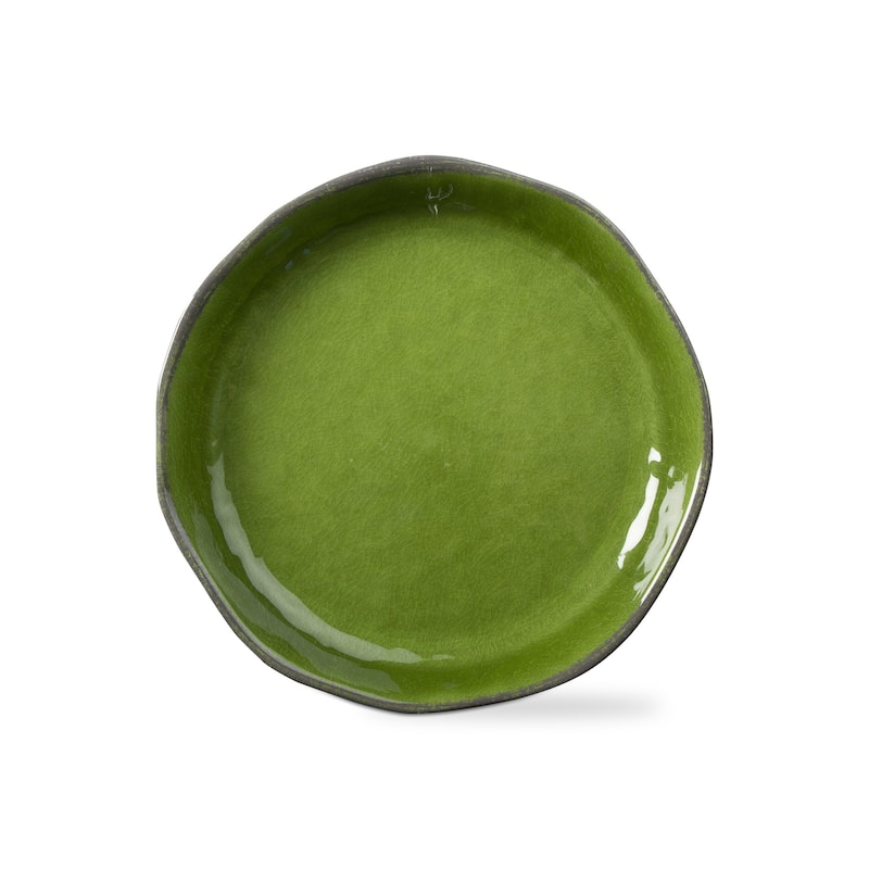 Veranda Large Shallow Melamine Bowl Green Dinnerware Serving Dish