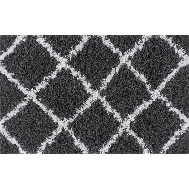 Joy Shag Moroccan Stripe Indoor Area Rug