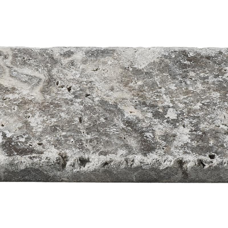 Argento Travertine 3" x 6" Tumbled Tile