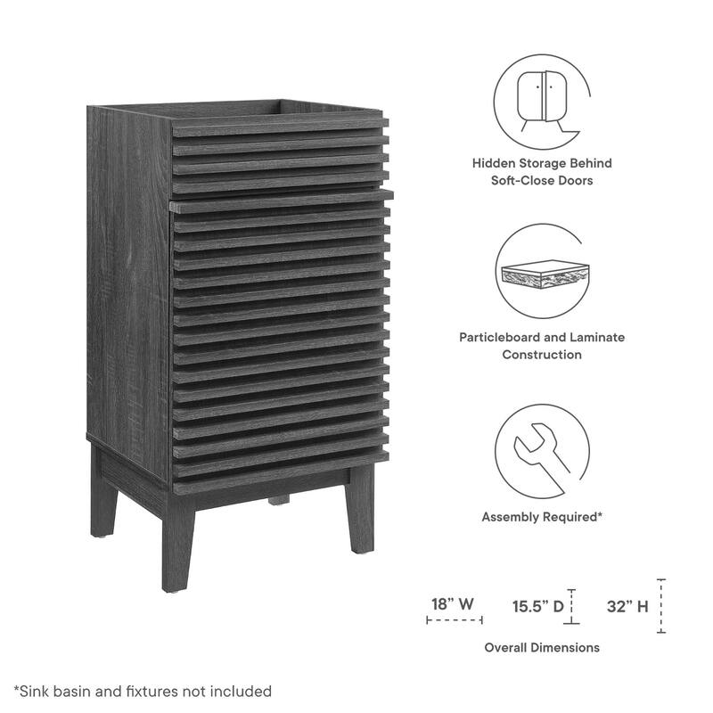 Render 18" Bathroom Vanity Cabinet