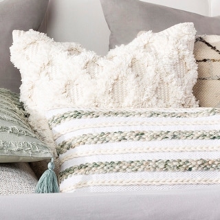 Artistic Weavers Donne Handwoven Shaggy Throw Pillow