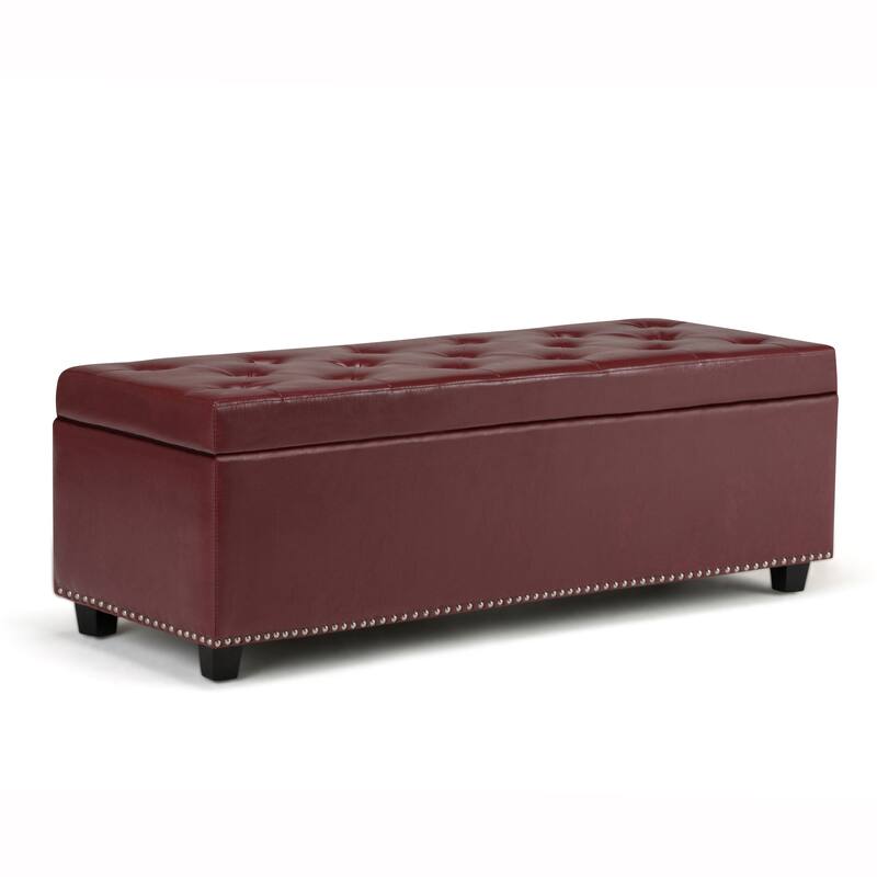 WYNDENHALL Springfield 48 inch Wide Rectangle Storage Ottoman