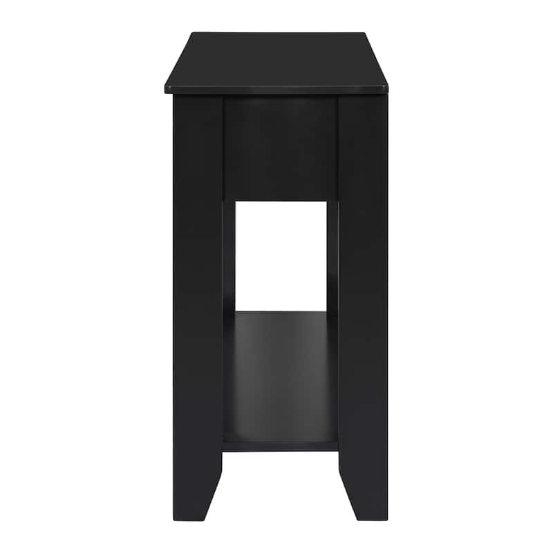 55.4" Modern Console Table Solid Wood Sideboard with 3 Storage Drawers