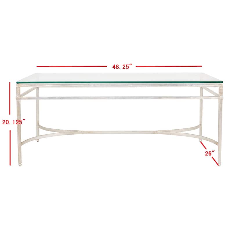 SAFAVIEH Home Abelard Cocktail Table - 48"W x 26"D x 20"H