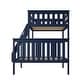 preview thumbnail 7 of 26, Now Furniture Twin Over Full Bunk Bed with Angled Ladder
