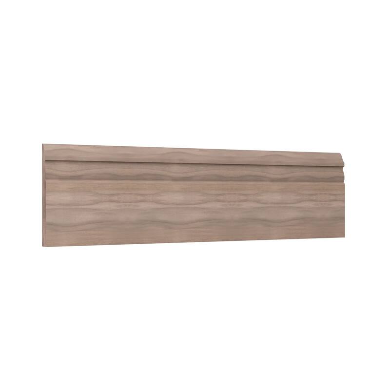 WM518: 9/16-in D x 5-1/4-in W x 96-in L Americraft Solid Hardwood Stain Grade Base Moulding