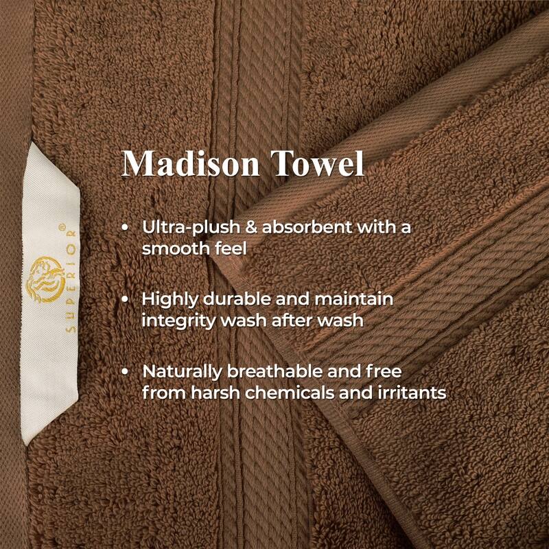 Superior Luxury Egyptian Cotton Bath Towel Set of 4 Ultra Plush, Heavyweight, Absorbent Spa & Hotel Quality Bath Towels Set