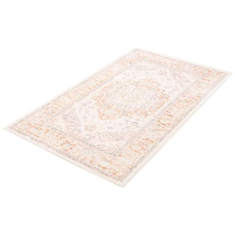 ECARPETGALLERY Machine Woven Bijara Traditional Area Rug