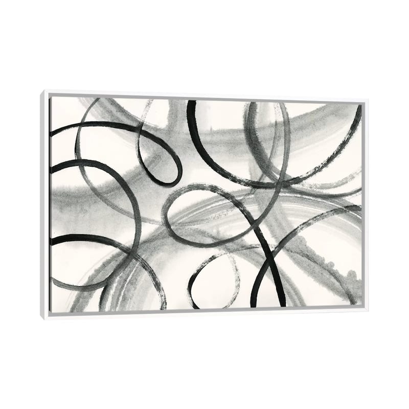 iCanvas "Calligraphia" by Sue Schlabach Framed - White - 32x48