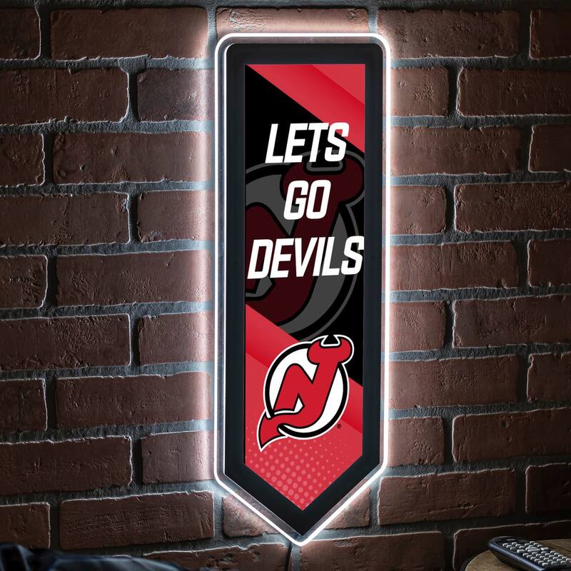 New Jersey Devils LED Lighted Sign - Multi