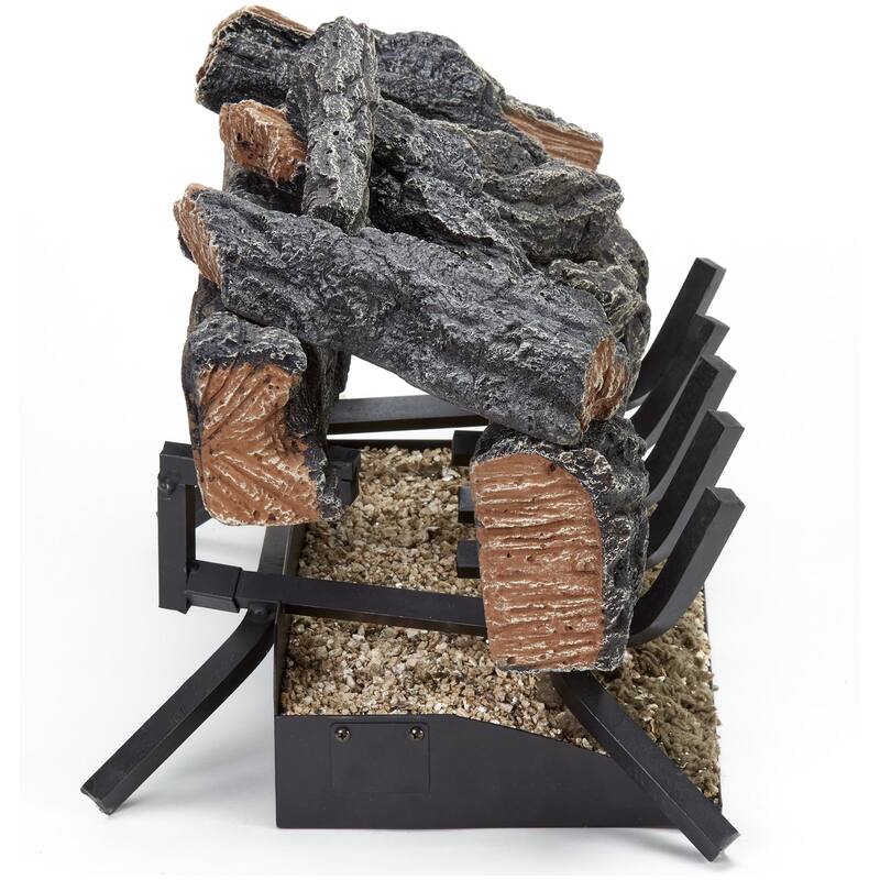 Duluth Forge CSW24HVL-RO 55,000 BTU Natural Gas Log Set Fireplace with