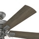 preview thumbnail 10 of 19, Hunter 52" Crestfield Ceiling Fan with 3-Light LED Light and Pull Chain - Farmhouse, Casual, Rustic