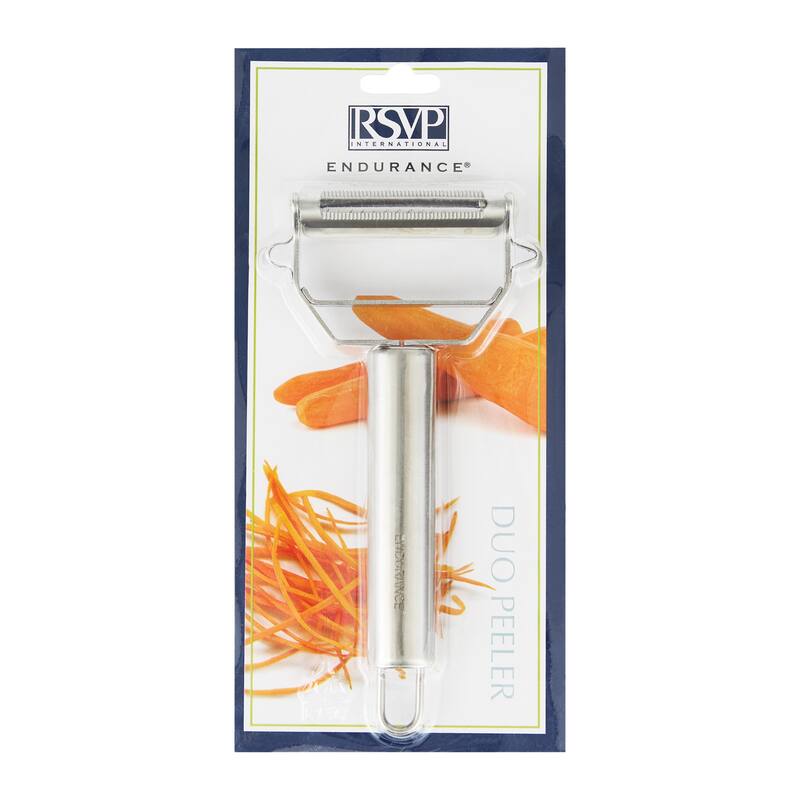 RSVP International Duo Fruit/Vegetable Peeler