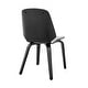 preview thumbnail 45 of 62, Brinley Walnut or Black Wood Upholstered Dining Chair