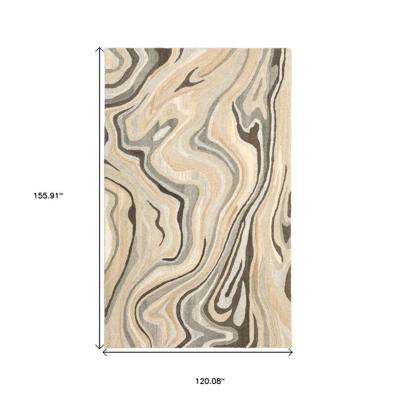 HomeRootsAbstract Modern Rectangle Area Rug
