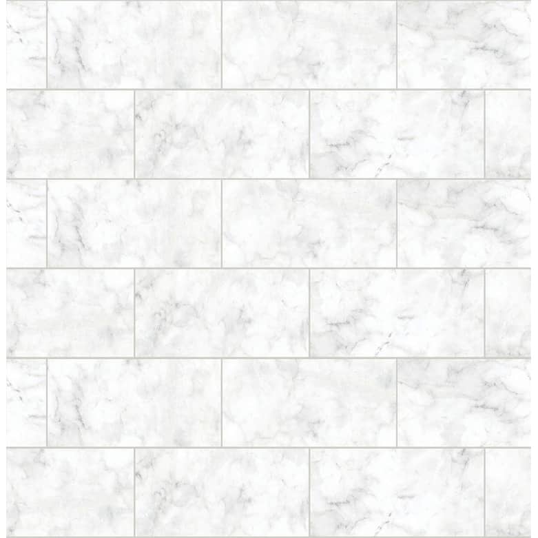 InHome Metro Carrara Peel & Stick Wallpaper