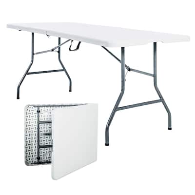 Peakform 6-Foot Centerfold Table, White